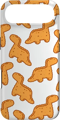 Vista 27 de Cute Dino T-Rex Chicken Nugget Funny Tyrannosaurus Case para iPhone 17