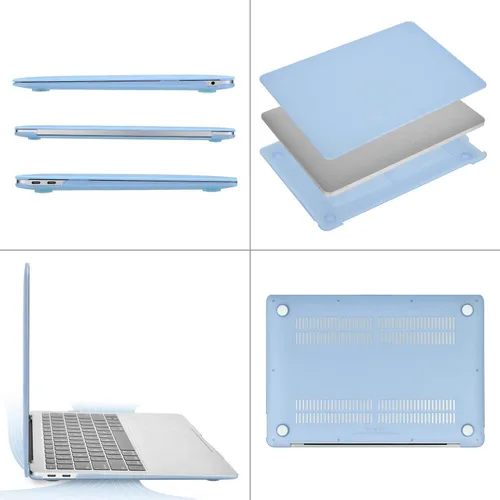 Vista 4 de MOSISO - Compatible con funda para MacBook Air de 13 pulgadas, versión 2022, 2021, 2020, 2019, 2018, A2337 M1 A2179 A1932, Touch ID, carcasa rígida