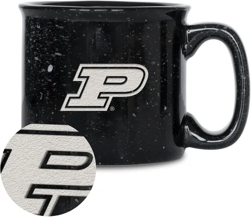 Vista 15 de Rico Industries NCAA Speckle 12oz Laser Engraved Campfire Mug