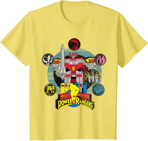 Vista 40 de Power Rangers Camiseta Megazord Asfalto
