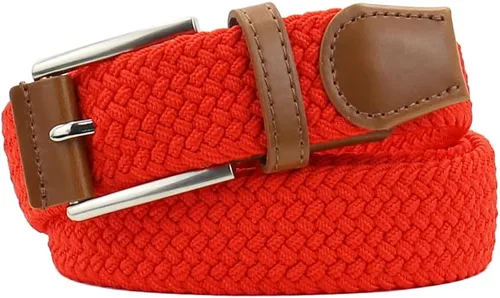 Vista 18 de Cinturones trenzados elásticos tejidos de colores mixtos para Beige