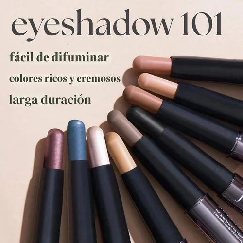 Vista 4 de Julep - Sombra de ojos 101 de crema a polvo, impermeable, barra con sombra de ojos – brillo perla – duradera, a prueba de arrugas, sombra de ojos