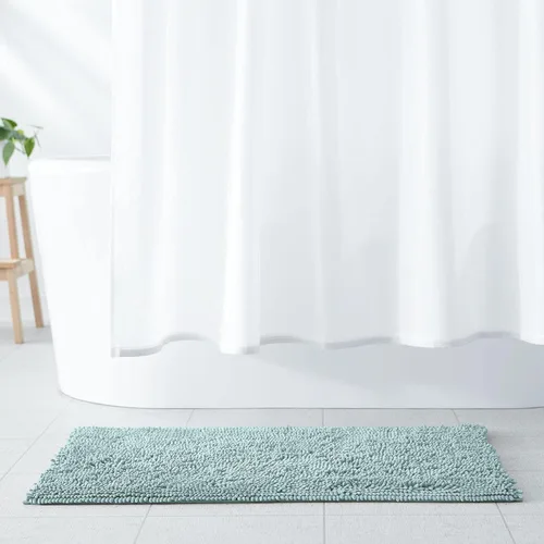 Vista 12 de Amazon Basics - Alfombra antideslizante de microfibra absorbente y mullida para baño, 21" x 34", color lavanda