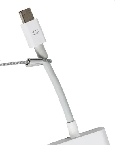 Vista 3 de Organización de cables, kit de correas de bricolaje – Correas de cable personalizables para computadoras, adaptadores y dongles – Cables de amarre