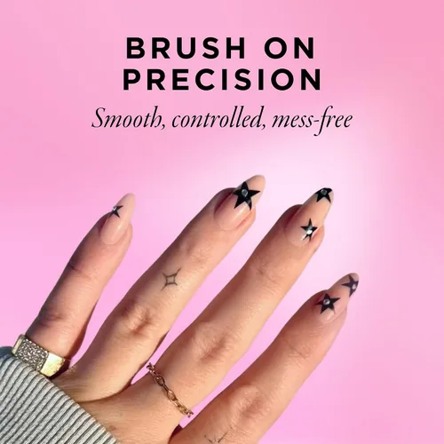 Vista 3 de Lost Angels Pegamento para uñas con brocha, pegamento de uñas súper fuerte para prensa, puntas, uñas postizas, acrílicos, larga duración de 2 a 3