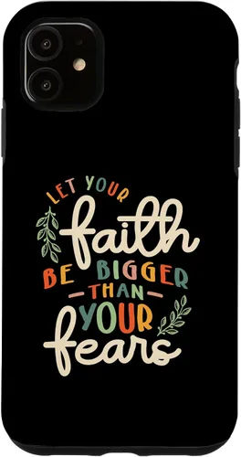 Vista 8 de Faith Over Fear Vintage Inspire Christian Design Case for iPhone 17