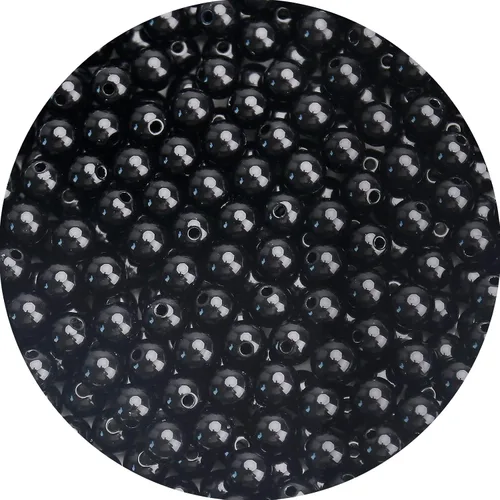 Vista 11 de BONNY BOXX 2000 piezas 4 mm cuentas redondas de acrílico de zafiro suave, bolas de plástico de chicle de burbujas, cuentas gruesas de bolas
