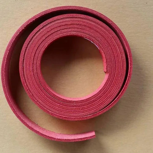 Vista 9 de 2 inch rojo tira de piel 8 – 9 onzas (3.2 – 3.6 MM) – Latigo tiras de piel hasta 96 inch de largo fabricado en Estados Unidos por pitka piel