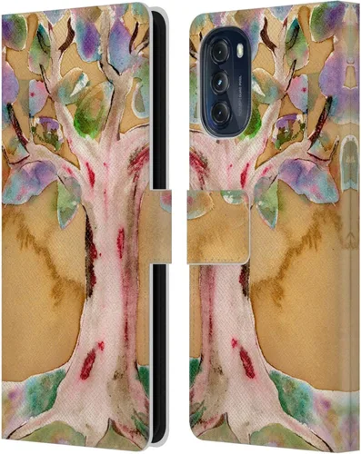 Vista 7 de Head Case Designs Officially Licensed Wyanne Half Light Nature 2 Leather Book Wallet Case Cover Compatible with Motorola Moto G (2022)