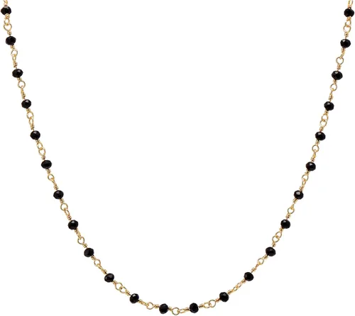Vista 15 de Joseph Brothers Collar hecho a mano con cuentas negras y doradas para mujer, 14-24 pulgadas
