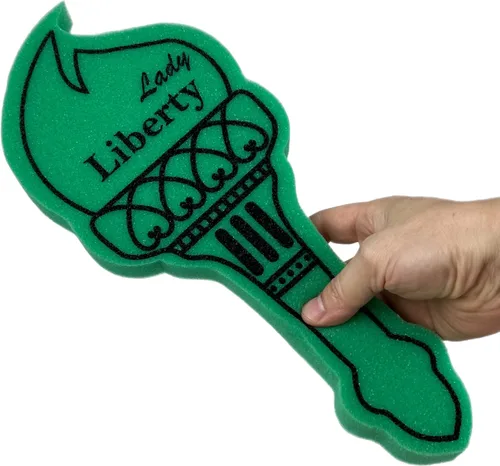 Vista 2 de City-Souvenirs Conjunto de disfraz de corona y antorcha de la estatua de la libertad