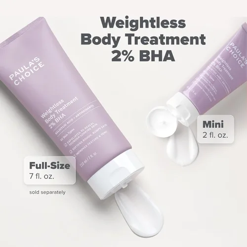 Vista 5 de Paula's Choice Tratamiento para cuerpo liviano 2% BHA, loción exfoliante de ácido salicílico y manzanilla, hidratante corporal para piel propensa a