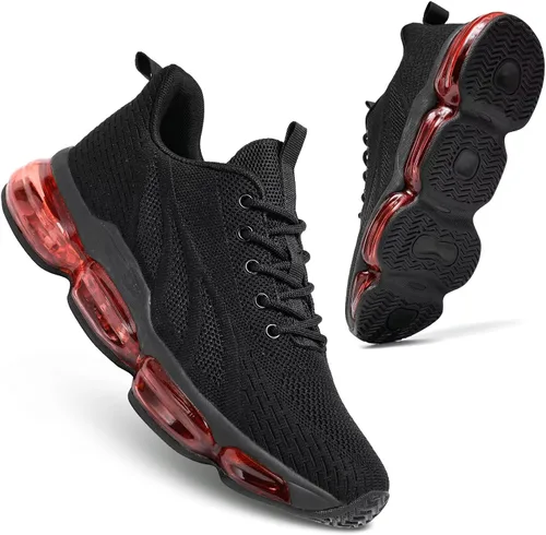Vista 2 de Zapatillas de correr para hombre con cojín de aire, zapatillas de deporte de moda, informales, tenis, caminar, atléticos, zapatillas para hombre