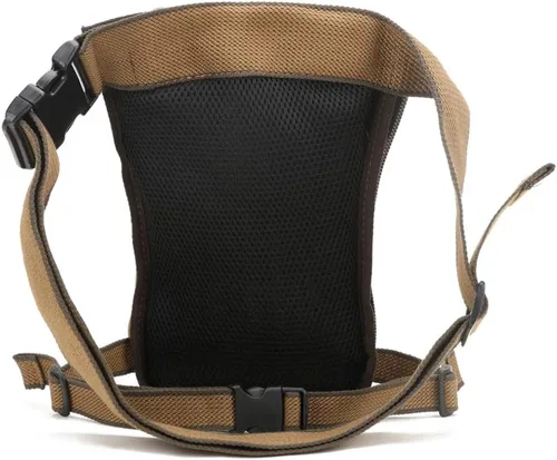 Vista 4 de Canvas Drop Leg Bag Outdoor Waist Pack for Men Women Tactical Military Motorcycle Bike Cycling Multi-Pocket Waist Fanny Pouch Travel Hiking Climbing