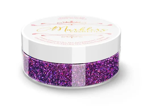Vista 141 de MARBLERS Polvo de mica natural grueso [perla azul acero] 0.11 onzas (0.11 oz) altamente pigmentado no tóxico, vegano, libre de crueldad animal