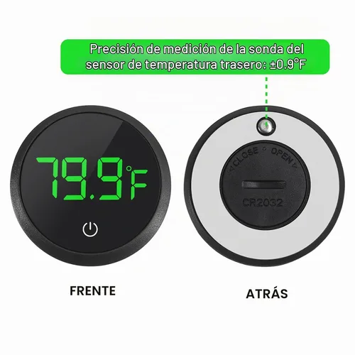 Vista 3 de 2pack Termómetro LED digital para acuario, termómetro de tanque de acuario con pantalla de medición de temperatura para peces, tortugas y acuáticos