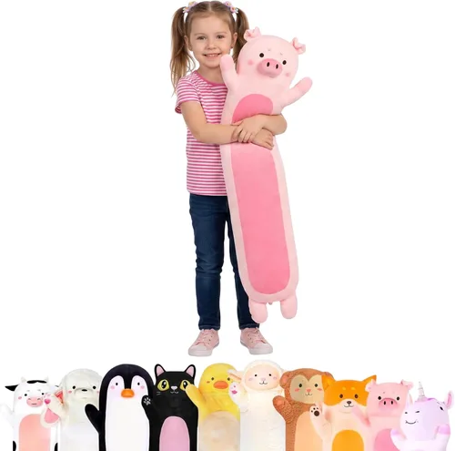 Vista 43 de Cuddle Paws Almohada corporal de felpa de oso para niños, juguete