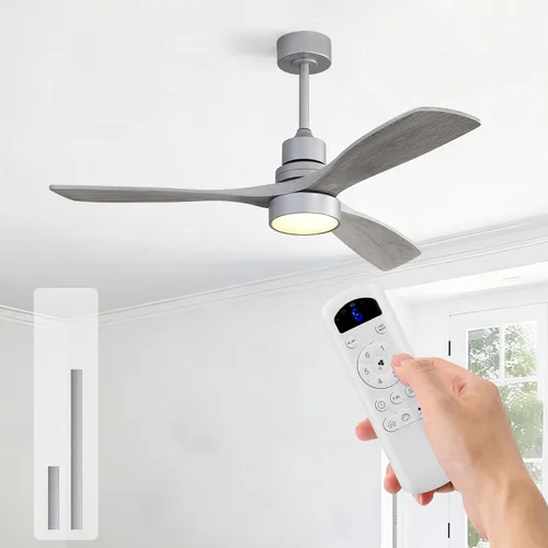 Vista 10 de Sofucor Ventilador de techo de 52 pulgadas con luces y mando a distancia, 3
