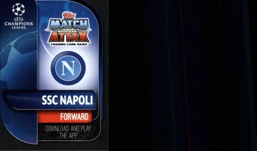 Vista 2 de 2019-20 Topps UEFA Champions League Match Attax #NAP 8 Hirving Lozano SSC NAPOLI - Juego de cartas coleccionables de fútbol oficial de fútbol