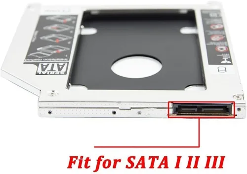 Vista 5 de Bandeja de adaptador universal SATA para Dell HP Lenovo ThinkPad ACER Gateway ASUS Sony Samsung MSI Laptop