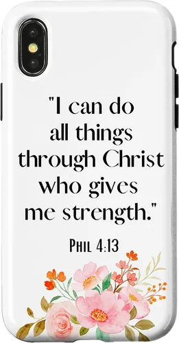 Vista 5 de I Can Do All Things Through Christ Jesus Philippians 4:13 Case for iPhone 17