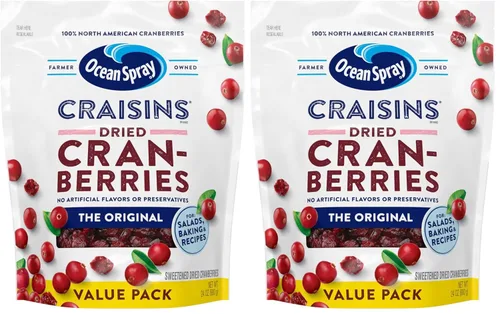 Vista 18 de Ocean Spray, Craisins - Arándanos secos, original, bolsa resellable de 12 onzas
