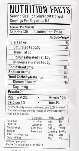 Vista 3 de Way Better Snacks Chips de tortilla, batata, 5.5 onzas