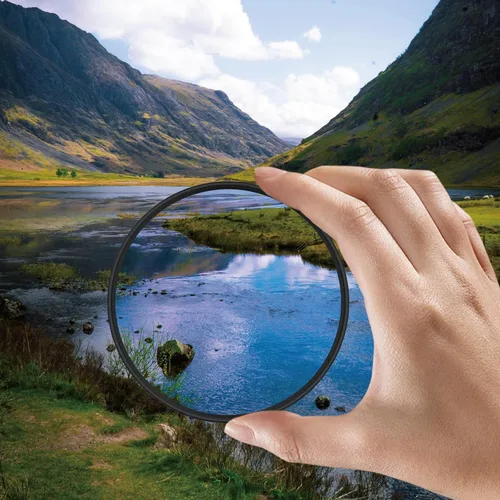 Vista 8 de Filtro polarizador circular CPL de 2.638 in para lentes de cámara, 16 capas multicapa nano revestido, ultra delgado, vidrio óptico alemán, sellado