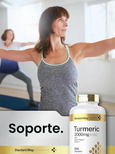 Vista 6 de Doctor's Way Suplemento de curcumina de cúrcuma 250 cápsulas