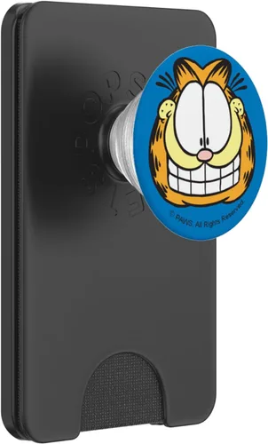 Vista 7 de Garfield Sonrisa PopSockets PopGrip estándar