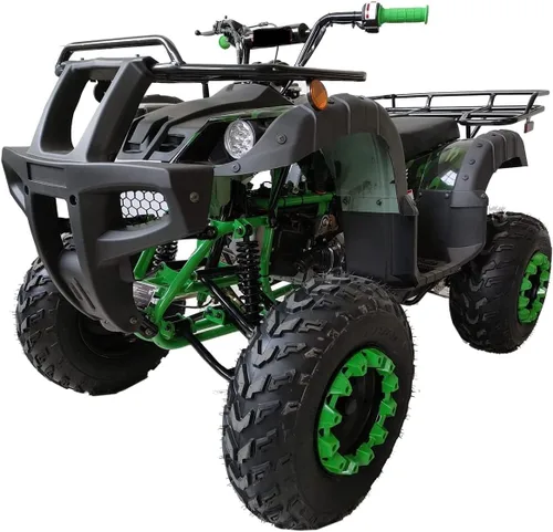 Vista 8 de HHH ATV Quad de 4 ruedas para adultos, de 200 cc, cuatrimoto, tamaño completo, para jóvenes, ATV para jóvenes y grandes (negro)