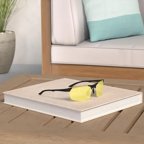 Vista 2 de YIMI Gafas de sol polarizadas fotocromáticas para conducción z87 para hombres y mujeres gafas de seguridad de día y noche