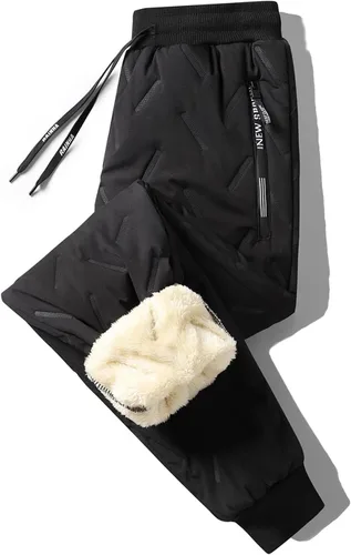Vista 4 de Women's Winter Warm Pants Fleece Ski Snow Pants Sherpa Lined Thermal
