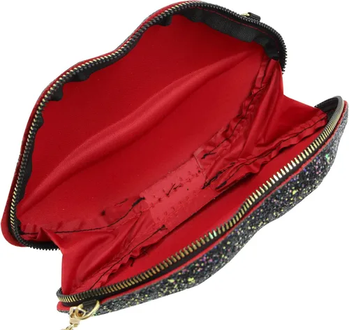 Vista 4 de Bolso de mano brillante para mujer, bolso de mano de noche con purpurina para mujer, bolso cruzado para banquete, bolso de hombro, bolsa
