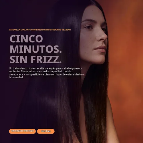 Vista 2 de Morfose - Mascarilla capilar con aceite de argán y acondicionador profundo para cabello grueso y seco, tratamiento nutritivo marroquí para cabello