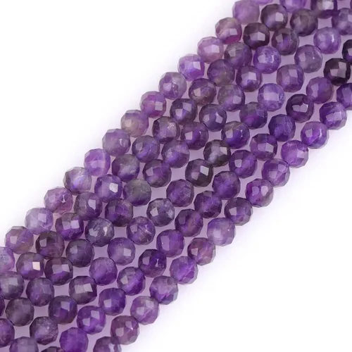Vista 11 de GEM-Inside Cuentas espaciadoras redondas facetadas de gemas de lapislázuli azul natural semipreciosas de 2mm para hacer joyas 15