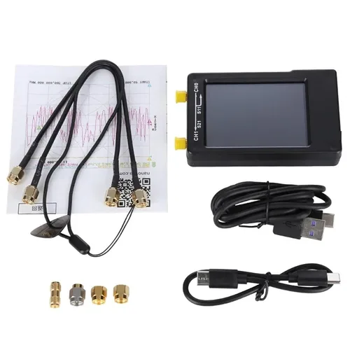 Vista 4 de Spectrum Analyzer, VNA LCD Display VNA VNA HF VHF UHF UV Vector Network Analyzer Antenna Analyzer Support SD Card