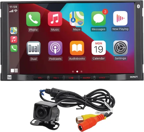 Vista 10 de Dual Electronics DCPA71 Estéreo de coche de 7 pulgadas con certificación Apple Carplay Android Auto Radio de estéreo de coche de pantalla táctil