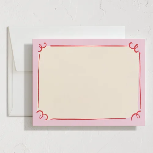 Vista 18 de Minted Little Note - Juego de 10 tarjetas de notas planas y sobres para invitaciones y mensajes de agradecimiento escritos a mano, diseño