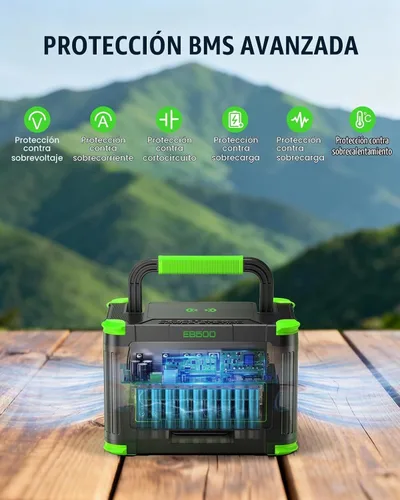 Vista 5 de GRECELL - Generador solar de 1000 W con panel solar portátil de 200 W, estación de energía portátil de 999 Wh, generador con batería de litio