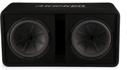 Vista 2 de KICKER Subwoofers dobles CompR de 12" (30 cm) en carcasa ventilada, 2ohm, cumple con RoHS (renovado)