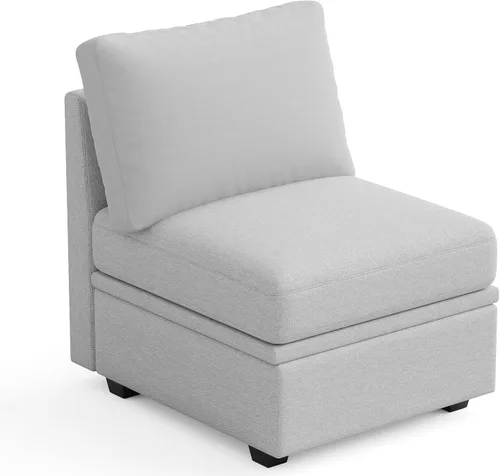 Vista 11 de Weture Módulo medio para sofá modular seccional, sofá seccional convertible, color beige