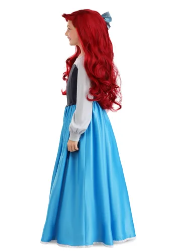 Vista 3 de Disney La Sirenita Disfraz de Vestido Azul para Niñas Ariel Multicolor