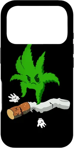 Vista 30 de Rasta Marihuana Pot Leaf Pattern Weed Cannabis Stoner 420 Funda para iPhone 17