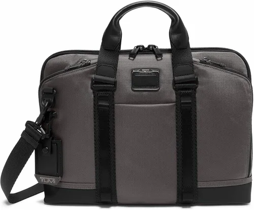 Vista 8 de Tumi - Alpha Bravo Academy Brief - Maletín compacto para portátil - Bolso de viaje para portátil - 11.8" X 15.5" X 2.0" - Para portátil de 15" Negro