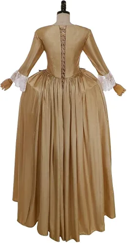 Vista 5 de Vestido de disfraz musical de Hamilton Elizabeth Schuyler Angelica Peggy para mujer