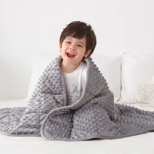 Vista 10 de Huloo Sleep Manta para niños, 20 x 30 pulgadas, 2 libras (azul marino)