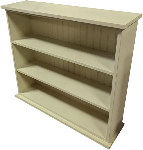 Vista 21 de Sawdust City Estantería de madera maciza (salvia maciza) 36" W x 10" D x 32" H, Three Openings, Ships in 3 Pieces, Assembly Required Verde sólido