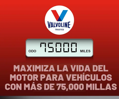 Vista 4 de Valvoline - Aceite de motor sintético completo de alto millaje con MaxLife Technology SAE 10W-30, 5 cuartos de galón, caja de 3