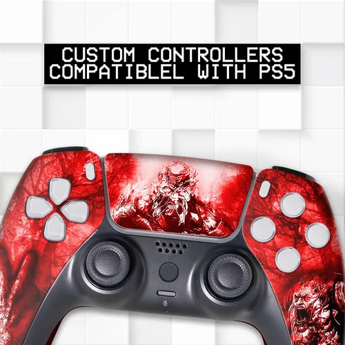 Vista 126 de Battman Custom PS-5 Controller Wireless compatible with Play-Station 5 Console by BCB Controllers Proudly Customized in USA with Permanent